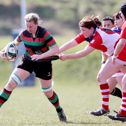 Laura Guest in AIL action with Highfield RFC